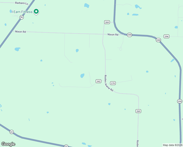 map of restaurants, bars, coffee shops, grocery stores, and more near 2702 Rambo Circle in Lavaca