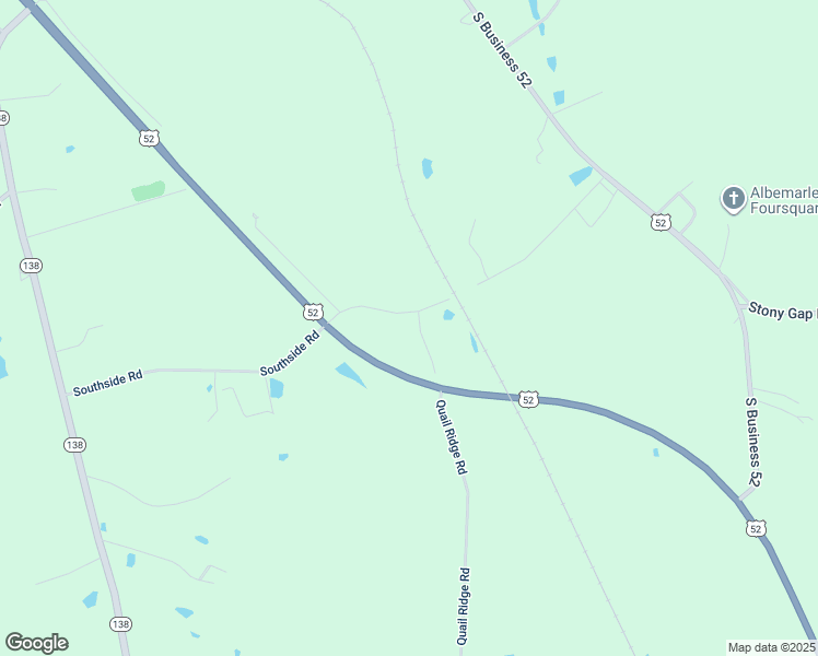 map of restaurants, bars, coffee shops, grocery stores, and more near 37156 Southside Road in Albemarle