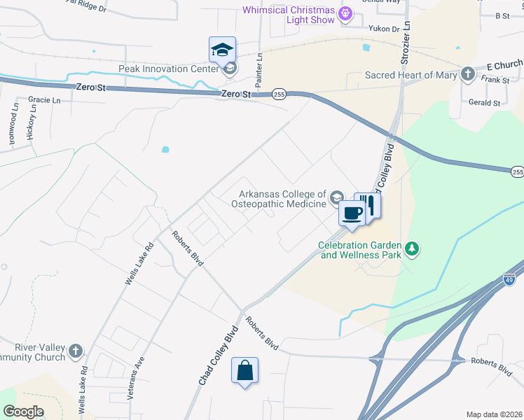 map of restaurants, bars, coffee shops, grocery stores, and more near 6703 MARIBETTE RD in Barling
