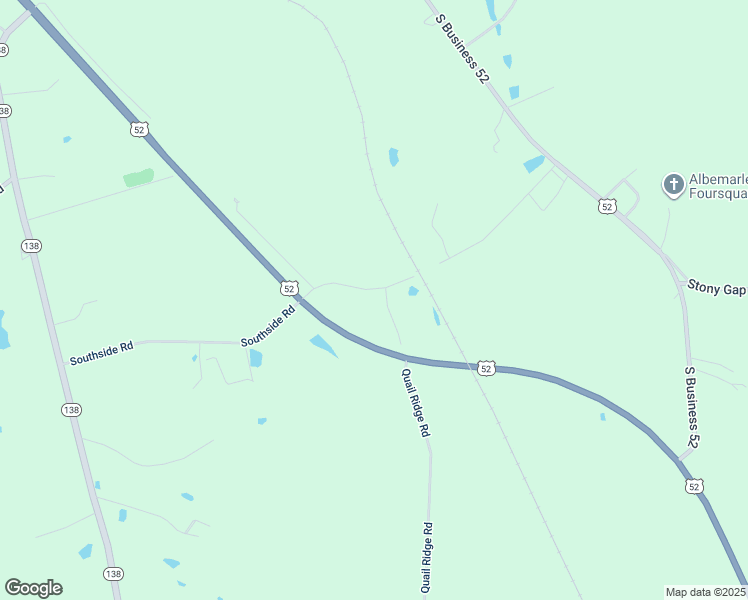 map of restaurants, bars, coffee shops, grocery stores, and more near 37156 Southside Road in Albemarle