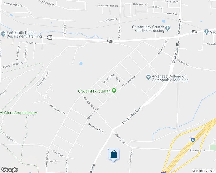 map of restaurants, bars, coffee shops, grocery stores, and more near 9714 HAVEN BLVD in Barling