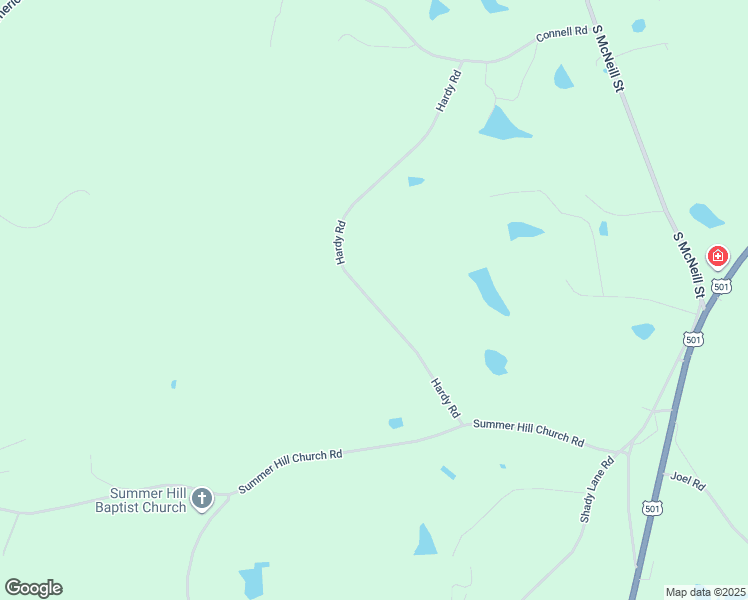 map of restaurants, bars, coffee shops, grocery stores, and more near 445 Hardy Road in Carthage