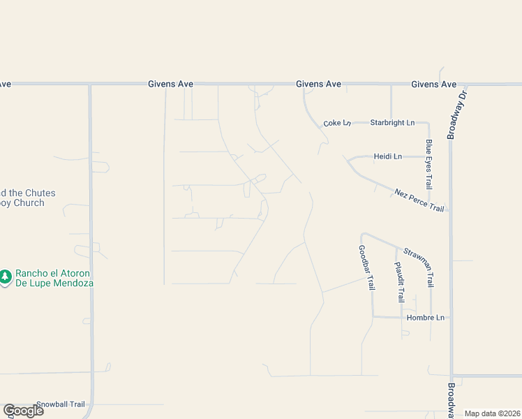 map of restaurants, bars, coffee shops, grocery stores, and more near 10120 Chief Joseph Trail in Amarillo