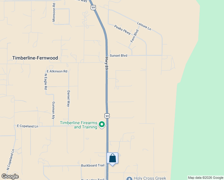 map of restaurants, bars, coffee shops, grocery stores, and more near 6040 East Robles Road in Flagstaff