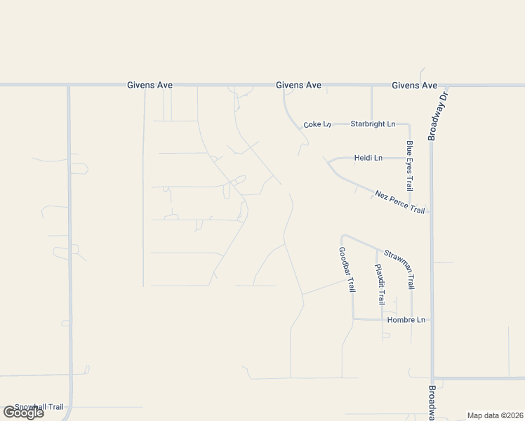map of restaurants, bars, coffee shops, grocery stores, and more near 10120 Chief Joseph Trail in Amarillo