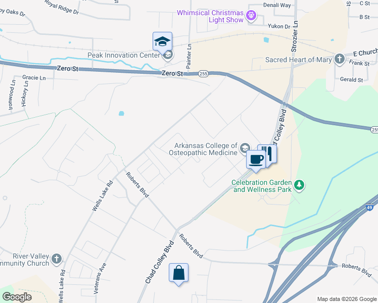 map of restaurants, bars, coffee shops, grocery stores, and more near 6703 MARIBETTE RD in Barling