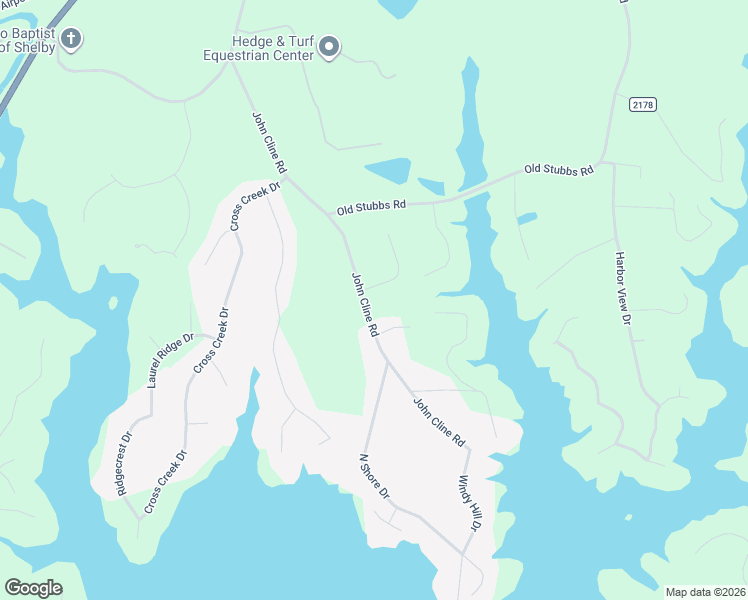 map of restaurants, bars, coffee shops, grocery stores, and more near 245 John Cline Road in Cherryville