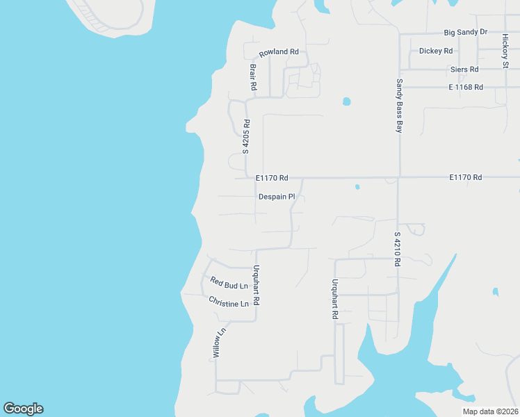 map of restaurants, bars, coffee shops, grocery stores, and more near 117161 South 4205 Road in Eufaula