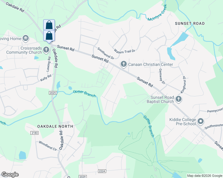 map of restaurants, bars, coffee shops, grocery stores, and more near 3534 Joel Turner Drive in Charlotte