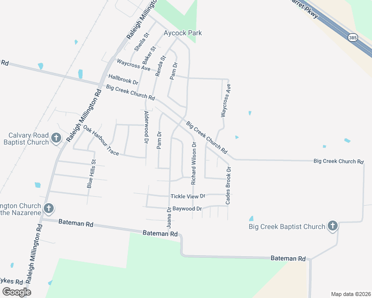 map of restaurants, bars, coffee shops, grocery stores, and more near 7020 Saddlebrook Drive in Millington