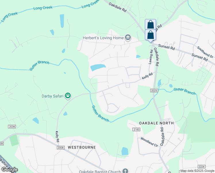 map of restaurants, bars, coffee shops, grocery stores, and more near 3229 Kelly Road in Charlotte