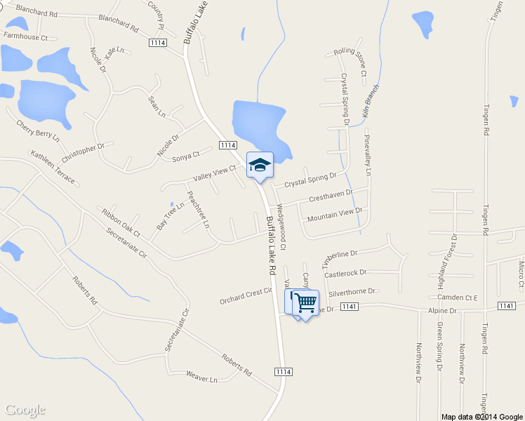 map of restaurants, bars, coffee shops, grocery stores, and more near 72 Peach Blossom Circle in Sanford