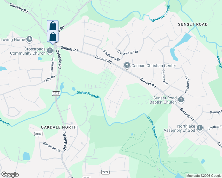 map of restaurants, bars, coffee shops, grocery stores, and more near 3534 Joel Turner Drive in Charlotte