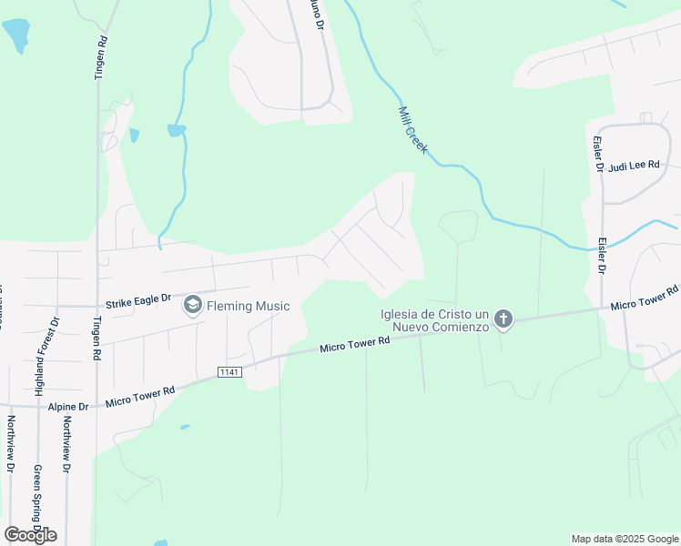 map of restaurants, bars, coffee shops, grocery stores, and more near 10 Fifty Caliber Drive in Broadway