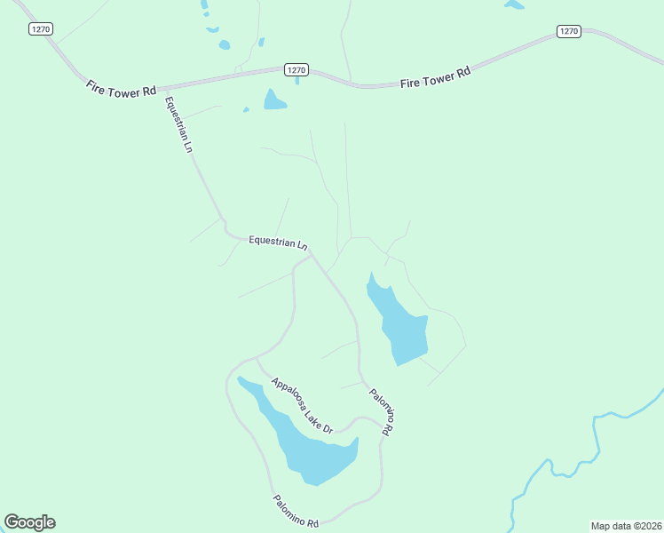 map of restaurants, bars, coffee shops, grocery stores, and more near 106 Palamino Road in Carthage