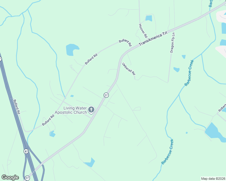 map of restaurants, bars, coffee shops, grocery stores, and more near 107 Chason Terrace in Sanford