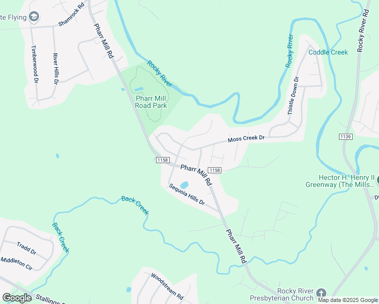 map of restaurants, bars, coffee shops, grocery stores, and more near 1943 Moss Creek Drive in Harrisburg