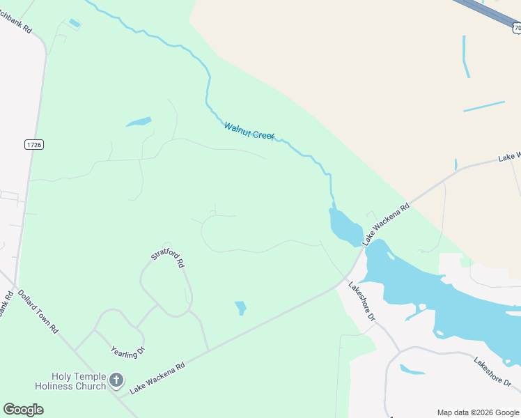 map of restaurants, bars, coffee shops, grocery stores, and more near 107 Leafwood Drive in Goldsboro