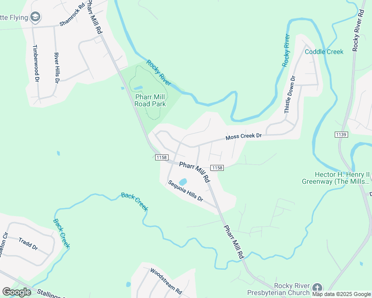 map of restaurants, bars, coffee shops, grocery stores, and more near 1947 Moss Creek Drive in Harrisburg
