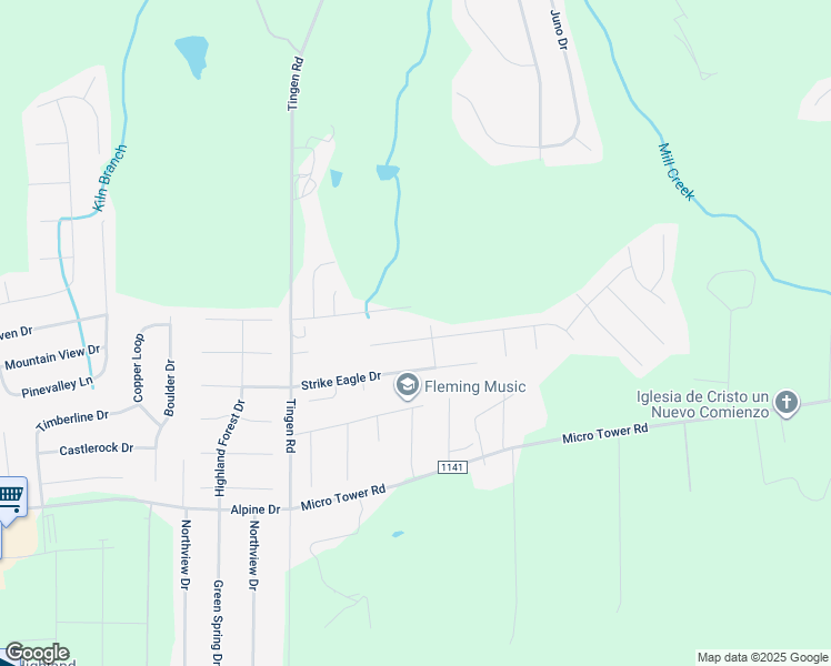 map of restaurants, bars, coffee shops, grocery stores, and more near 378 Fifty Caliber Drive in Broadway