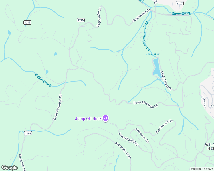 map of restaurants, bars, coffee shops, grocery stores, and more near 1286 Davis Mountain Road in Hendersonville