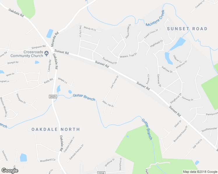 map of restaurants, bars, coffee shops, grocery stores, and more near 3547 Joel Turner Drive in Charlotte