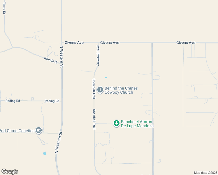 map of restaurants, bars, coffee shops, grocery stores, and more near 10400 Snowball Trail in Amarillo