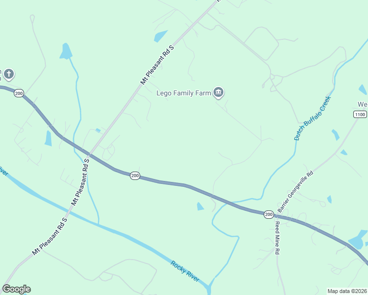 map of restaurants, bars, coffee shops, grocery stores, and more near 6181 North Carolina 200 in Concord