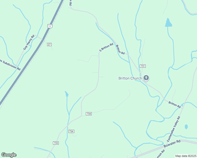 map of restaurants, bars, coffee shops, grocery stores, and more near 181 South Britton Road in Calhoun