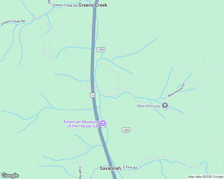map of restaurants, bars, coffee shops, grocery stores, and more near 53 Promise Court in Sylva