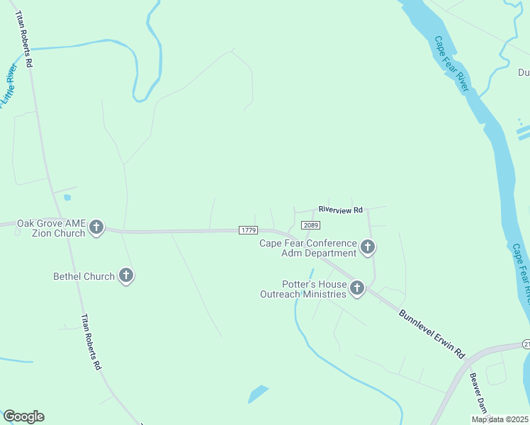 map of restaurants, bars, coffee shops, grocery stores, and more near 65 Canoe Lane in Erwin