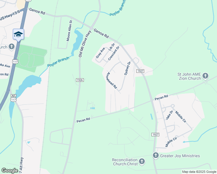 map of restaurants, bars, coffee shops, grocery stores, and more near 209 Arrowhead Road in Dudley