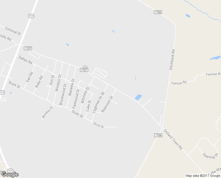 map of restaurants, bars, coffee shops, grocery stores, and more near 432 Dollard Town Road in Goldsboro