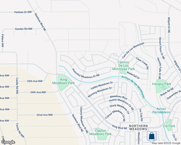map of restaurants, bars, coffee shops, grocery stores, and more near 524 Soothing Meadows Drive in Rio Rancho