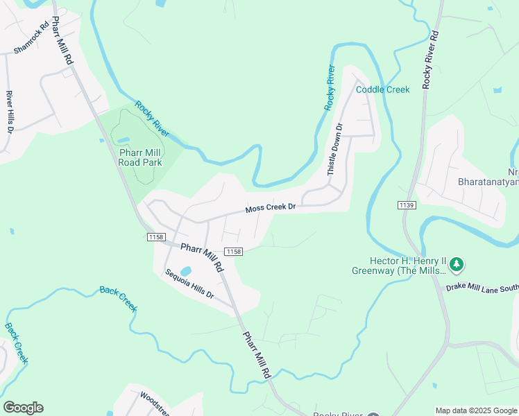 map of restaurants, bars, coffee shops, grocery stores, and more near 1724 Moss Creek Drive in Harrisburg