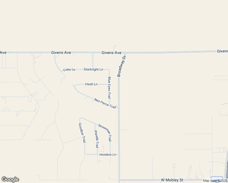 map of restaurants, bars, coffee shops, grocery stores, and more near 10507 Blue Eyes Trail in Amarillo