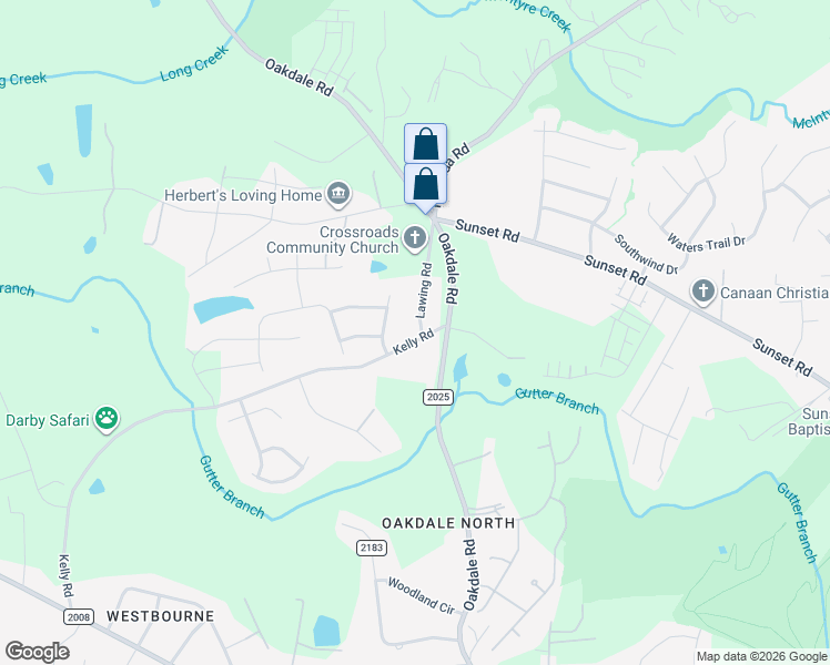 map of restaurants, bars, coffee shops, grocery stores, and more near in Charlotte