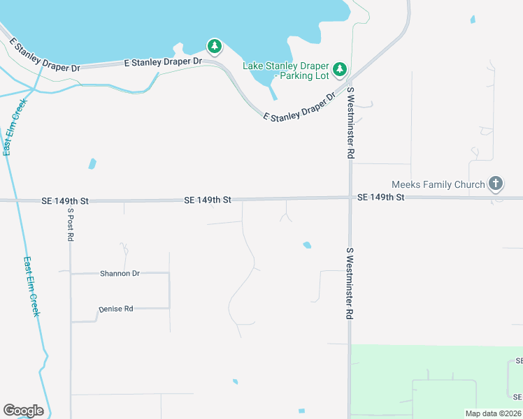 map of restaurants, bars, coffee shops, grocery stores, and more near 15008 Elm Creek Road in Oklahoma City