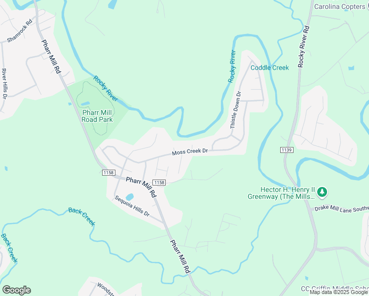 map of restaurants, bars, coffee shops, grocery stores, and more near 1718 Moss Creek Drive in Harrisburg