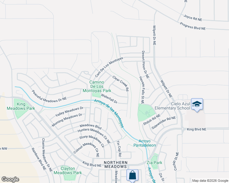 map of restaurants, bars, coffee shops, grocery stores, and more near 938 Spring Valley Road in Rio Rancho