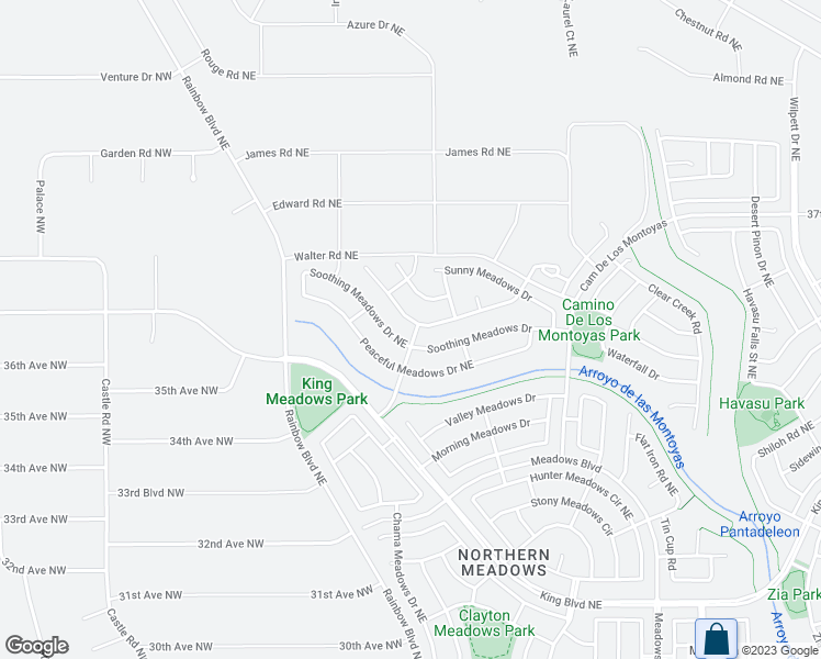 map of restaurants, bars, coffee shops, grocery stores, and more near 436 Playful Meadows Drive in Rio Rancho