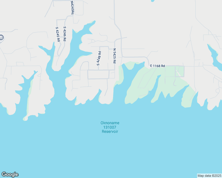 map of restaurants, bars, coffee shops, grocery stores, and more near 1042 RR 4 in Eufaula