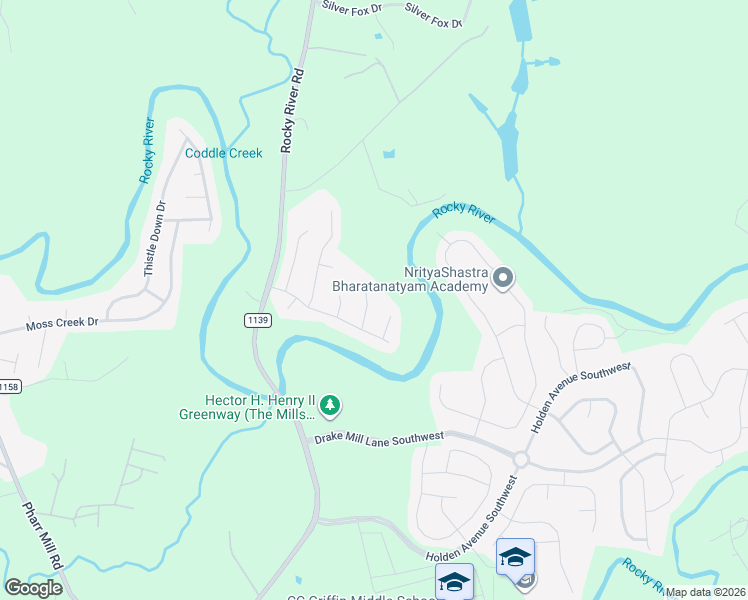 map of restaurants, bars, coffee shops, grocery stores, and more near 7022 Winter Garden Drive in Concord