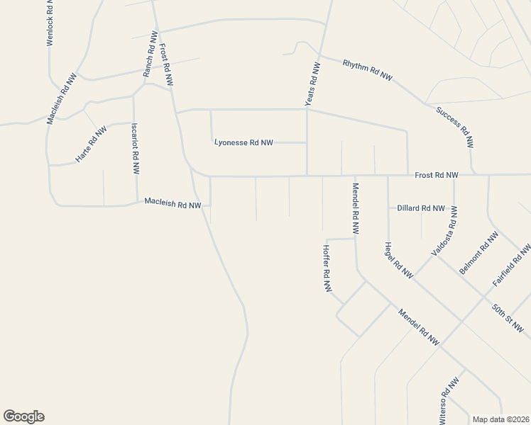 map of restaurants, bars, coffee shops, grocery stores, and more near Yeats Road Northwest in Rio Rancho
