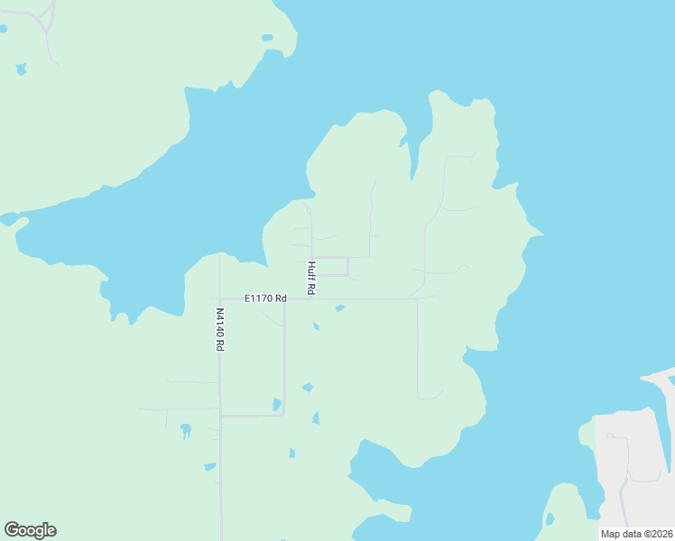 map of restaurants, bars, coffee shops, grocery stores, and more near 121055 South 4170 Road in Eufaula