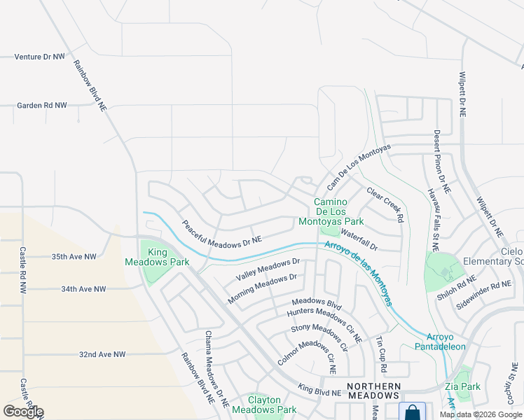 map of restaurants, bars, coffee shops, grocery stores, and more near 620 Playful Meadows Drive Northeast in Rio Rancho