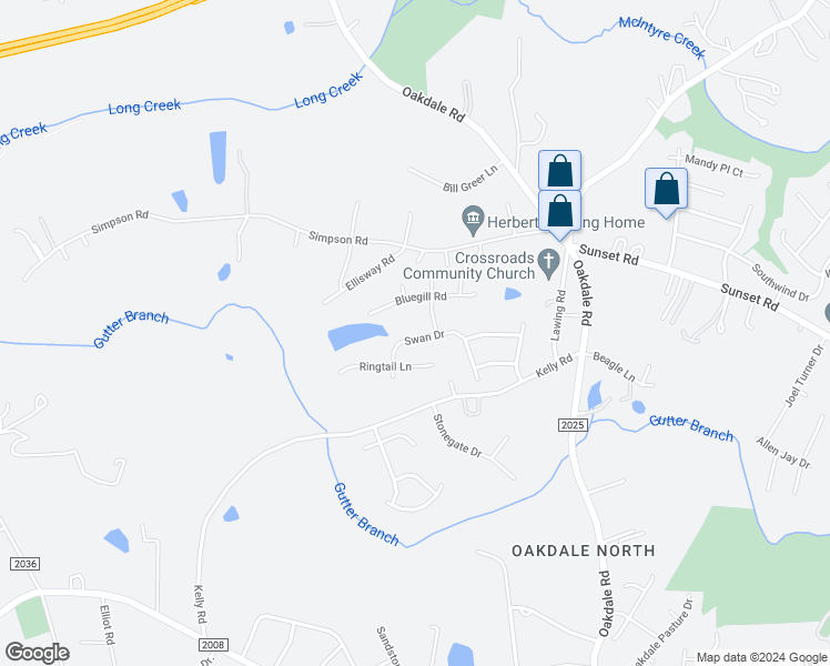 map of restaurants, bars, coffee shops, grocery stores, and more near 1814 Swan Drive in Charlotte