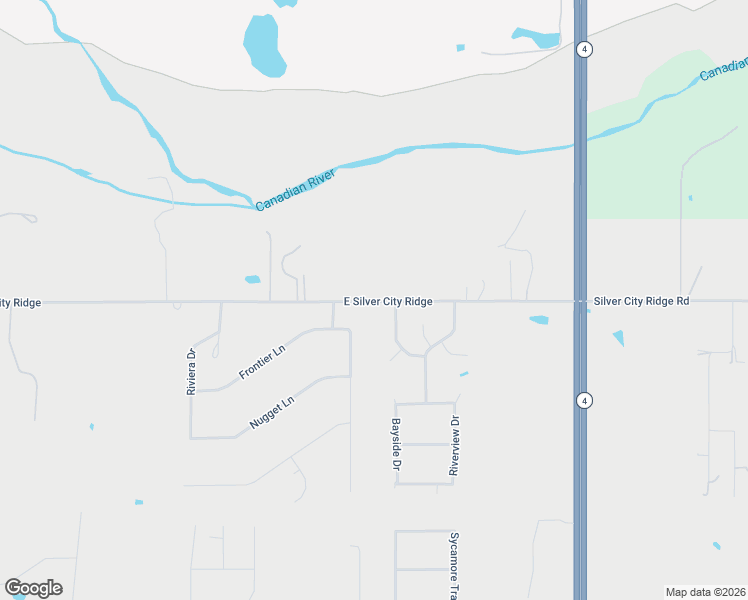 map of restaurants, bars, coffee shops, grocery stores, and more near 4501 East Silver City Ridge in Tuttle