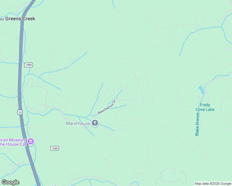 map of restaurants, bars, coffee shops, grocery stores, and more near 17 Mule Pen Way in Sylva