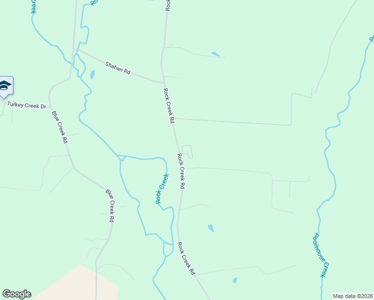 map of restaurants, bars, coffee shops, grocery stores, and more near 6500 Rock Creek Road in Tullahoma